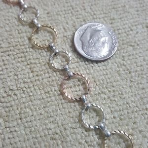 Tri color anklet